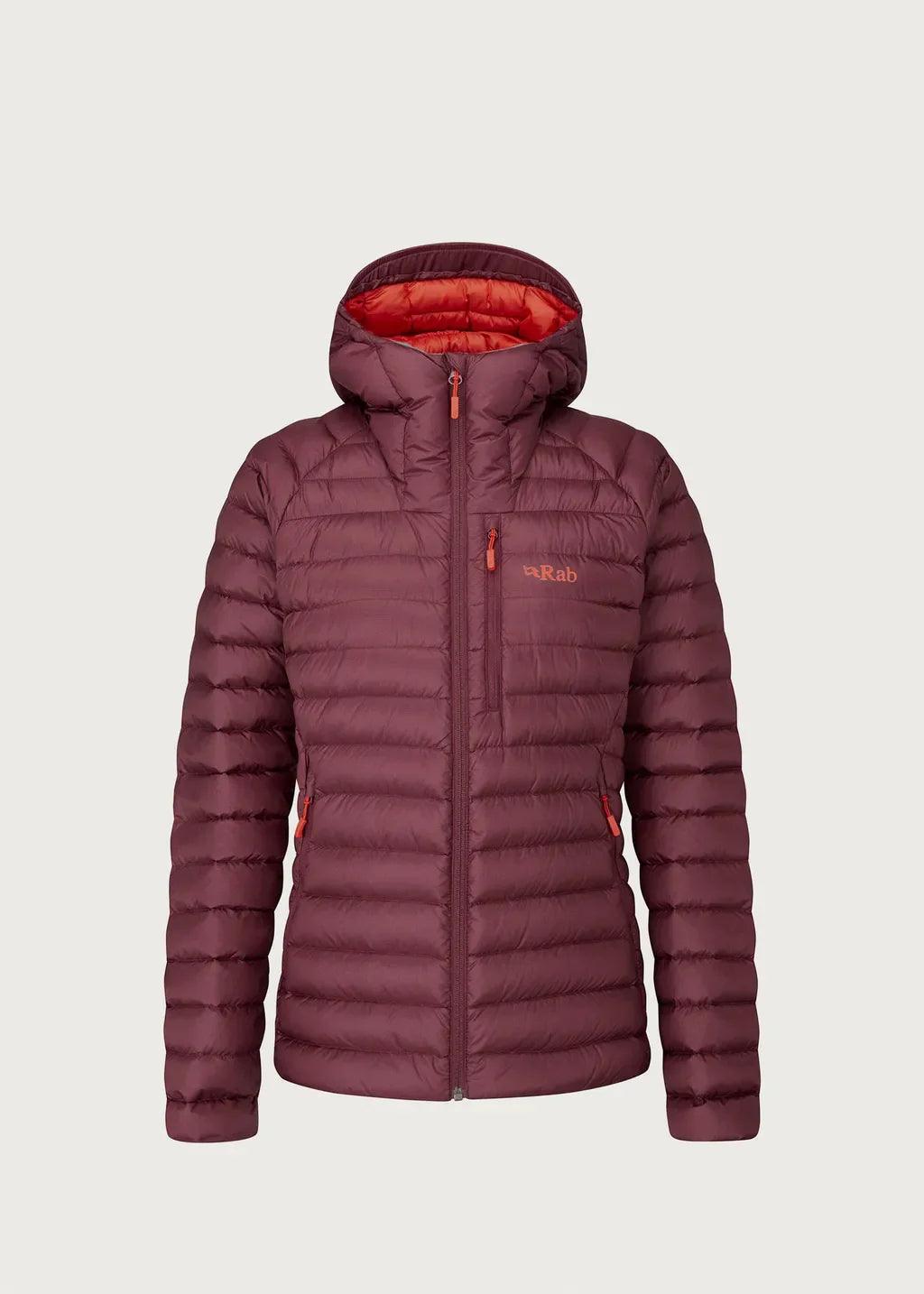Rab Microlight Alpine Long Jacket Deep Heather - Womens - My Luxe Brands