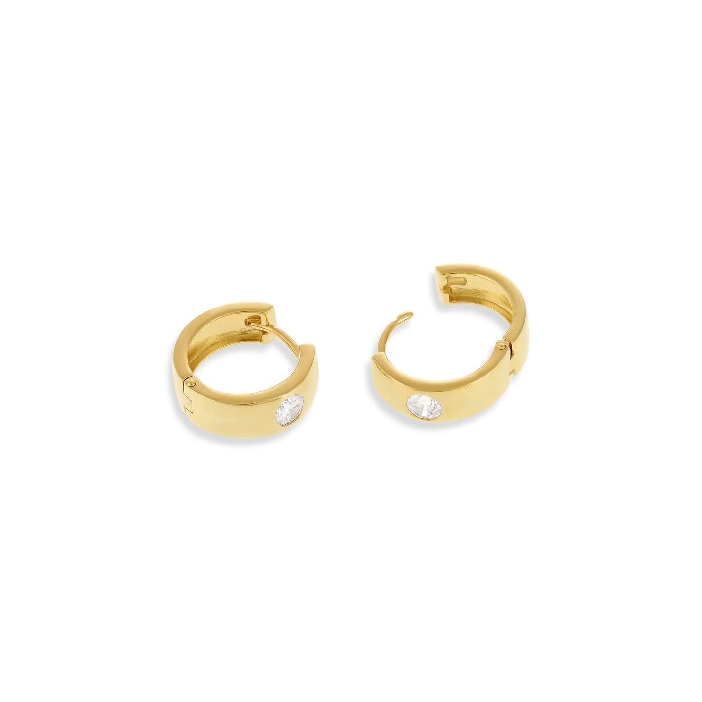 18 K Gold Plate 1 M, Shiny Finish