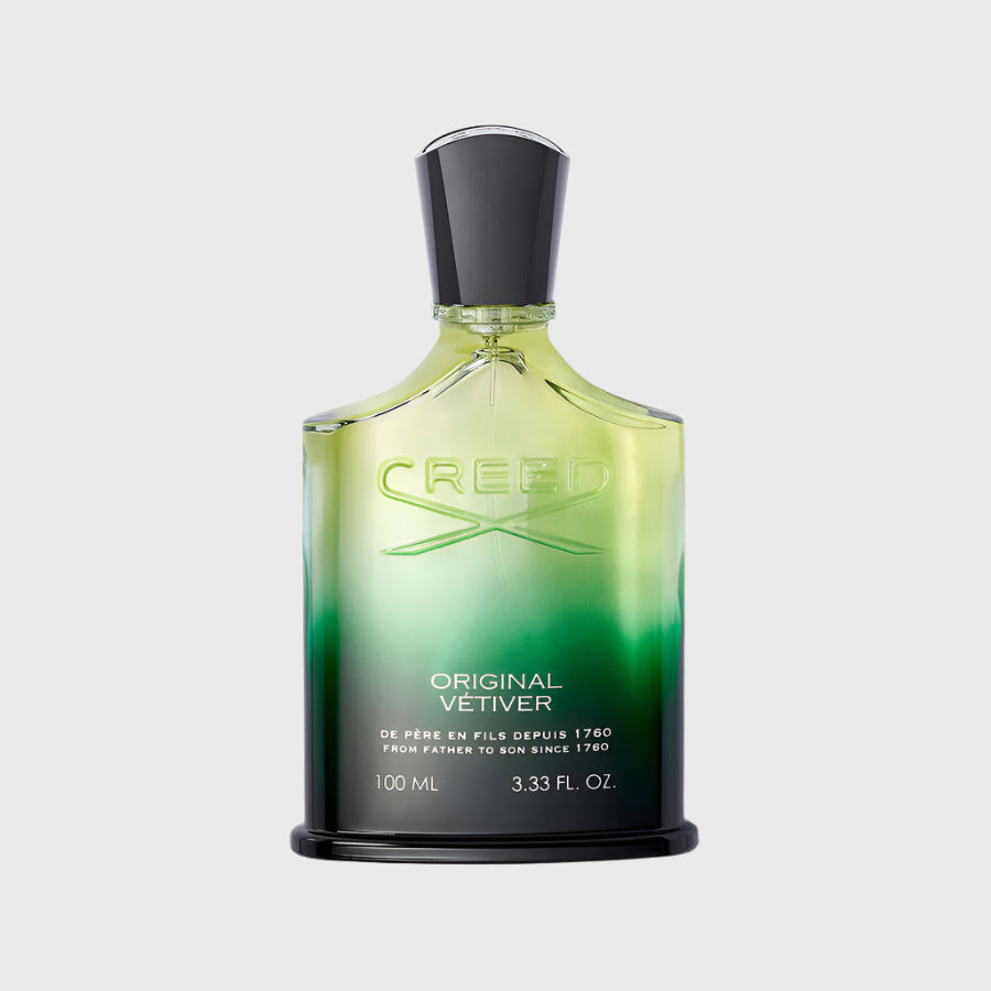 Creed Original Vetiver perfume bottle on a white background