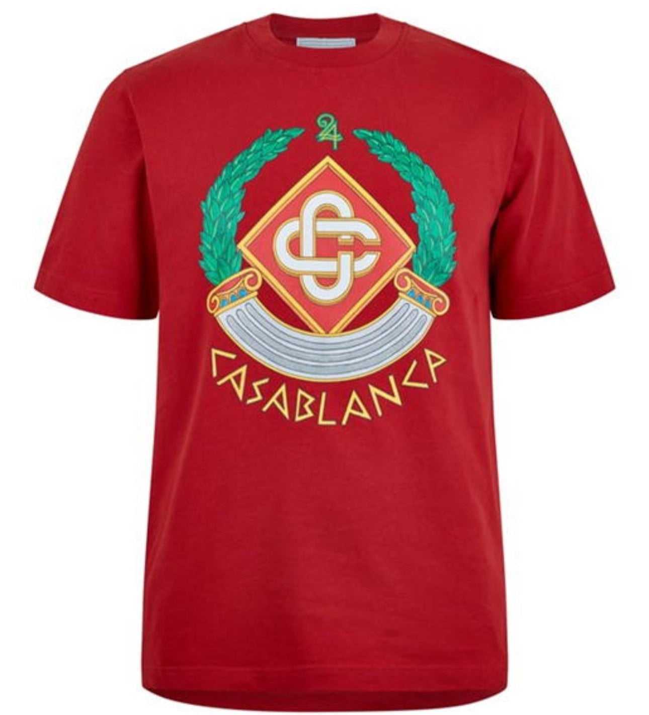 Casa Blanca Crest T-shirt Red
