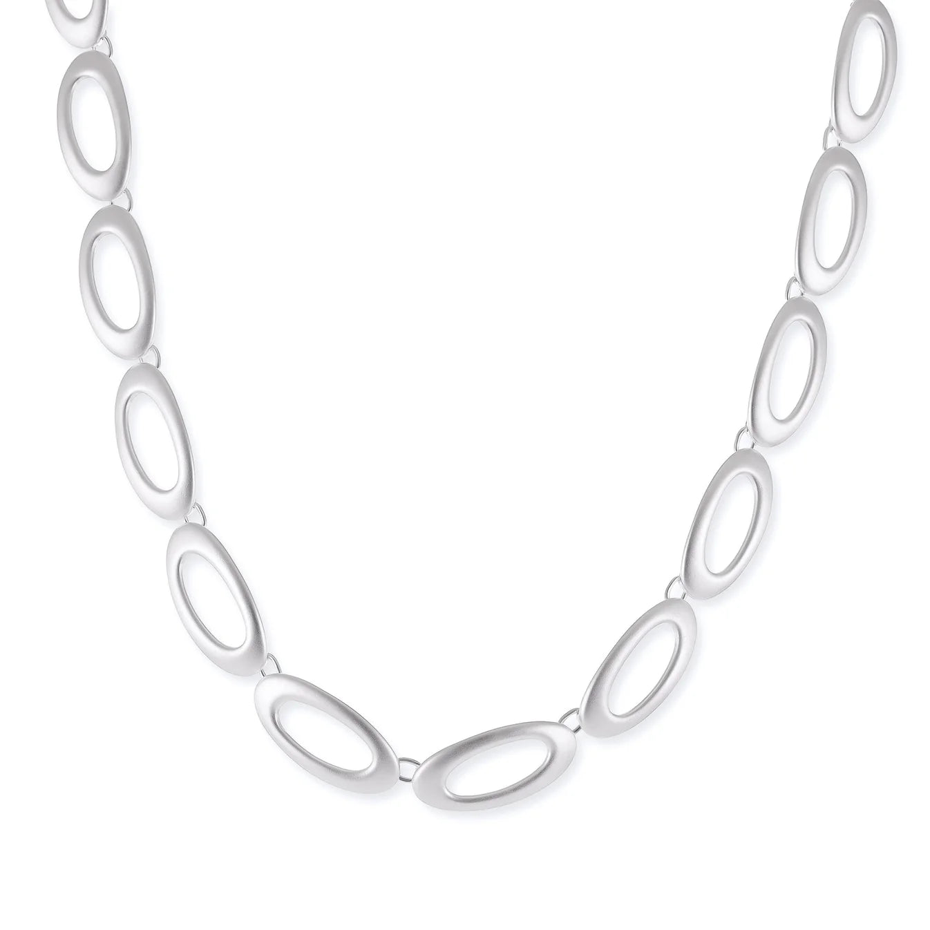 925 Sterling Silver Sterling Abstract Necklace