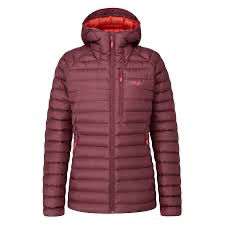 Rab Microlight Alpine Long Jacket Deep Heather - Womens - My Luxe Brands