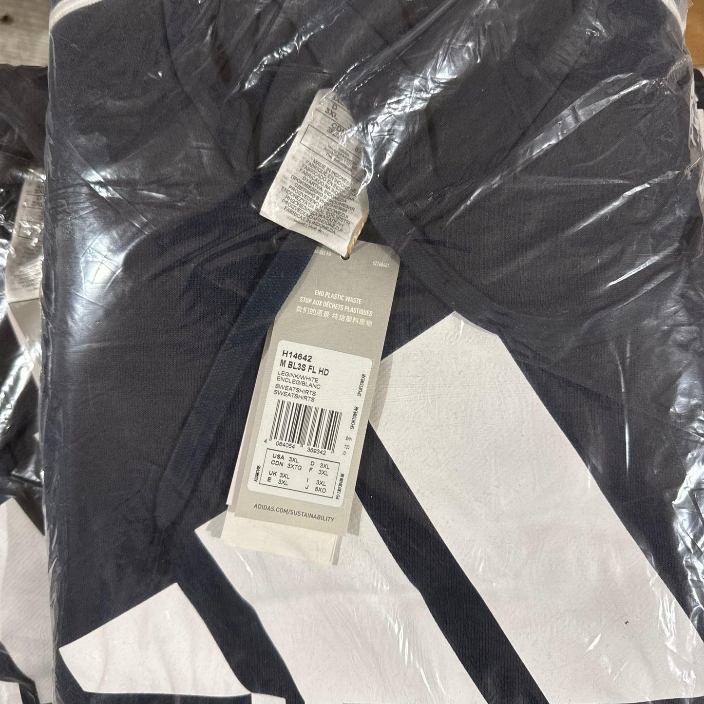 Adidas Hooded Sweatshirt - Blue - My Luxe Brands