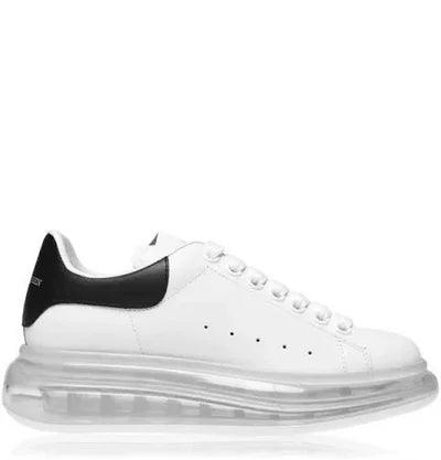 Alexander McQueen Oversized Clear Sneaker - White/Black - My Luxe Brands