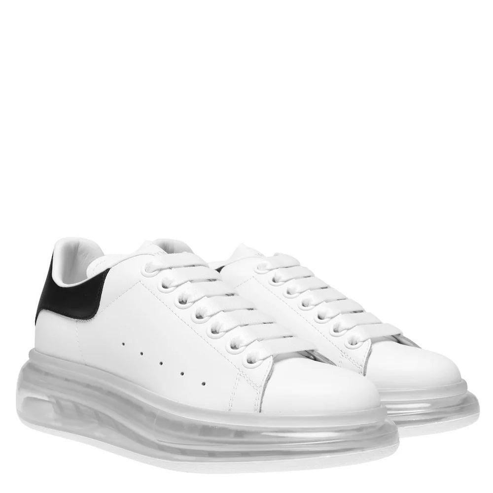 Alexander McQueen Oversized Clear Sneaker - White/Black - My Luxe Brands