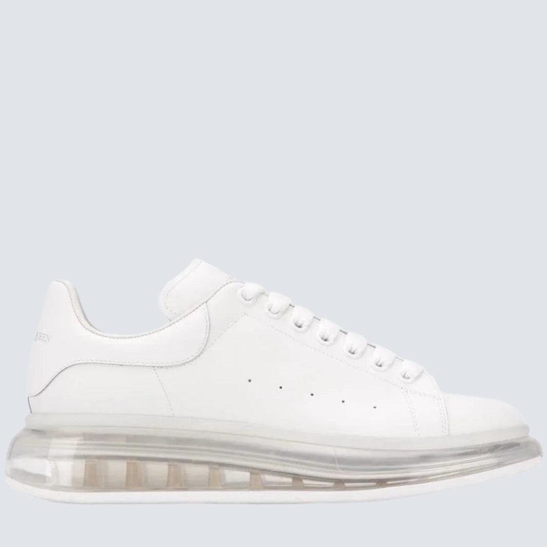 Alexander McQueen Oversized Clear Sneaker - White/White - My Luxe Brands