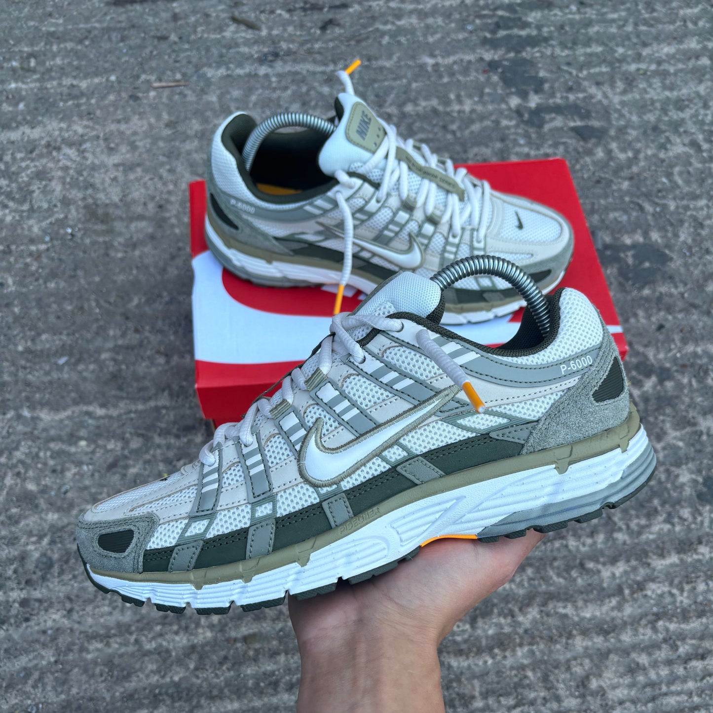 Nike P-6000 Light Army Cargo Khaki