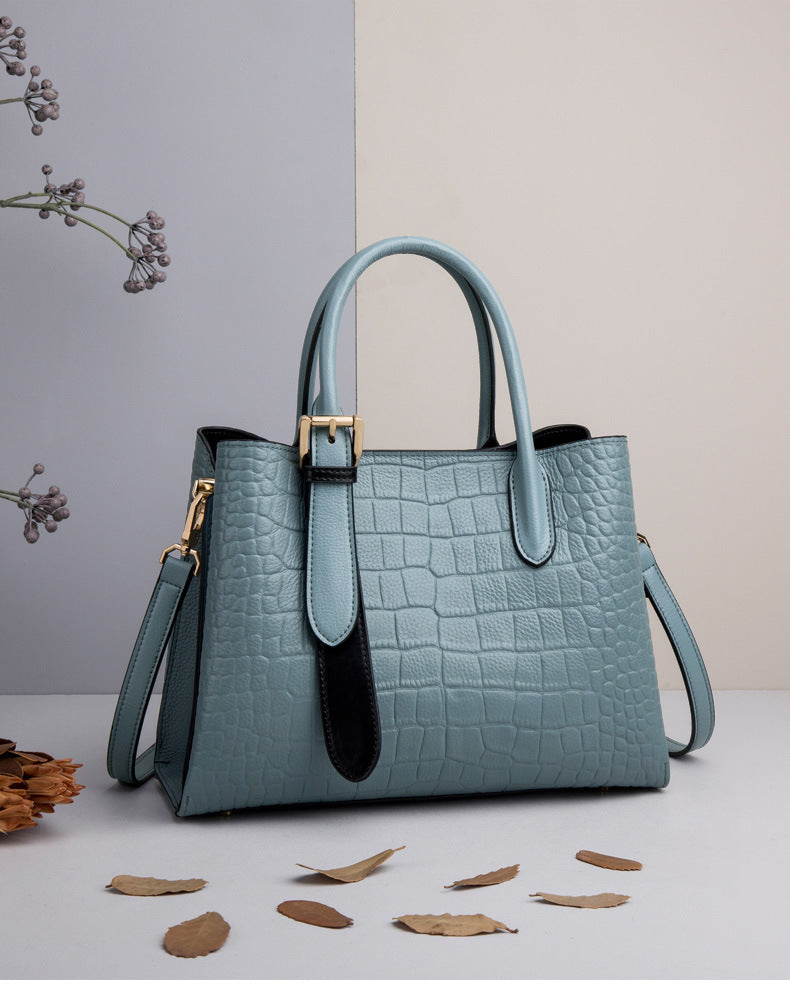 Luxe Design Real leather handbag for women