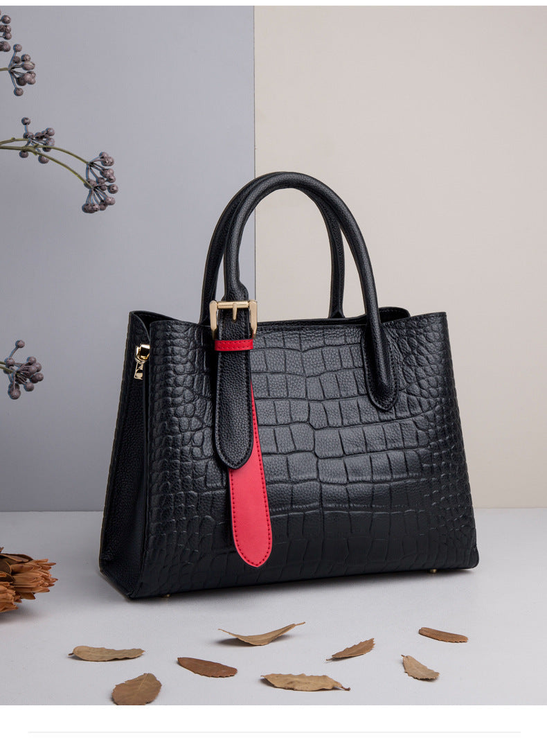 Luxe Design Real leather handbag for women