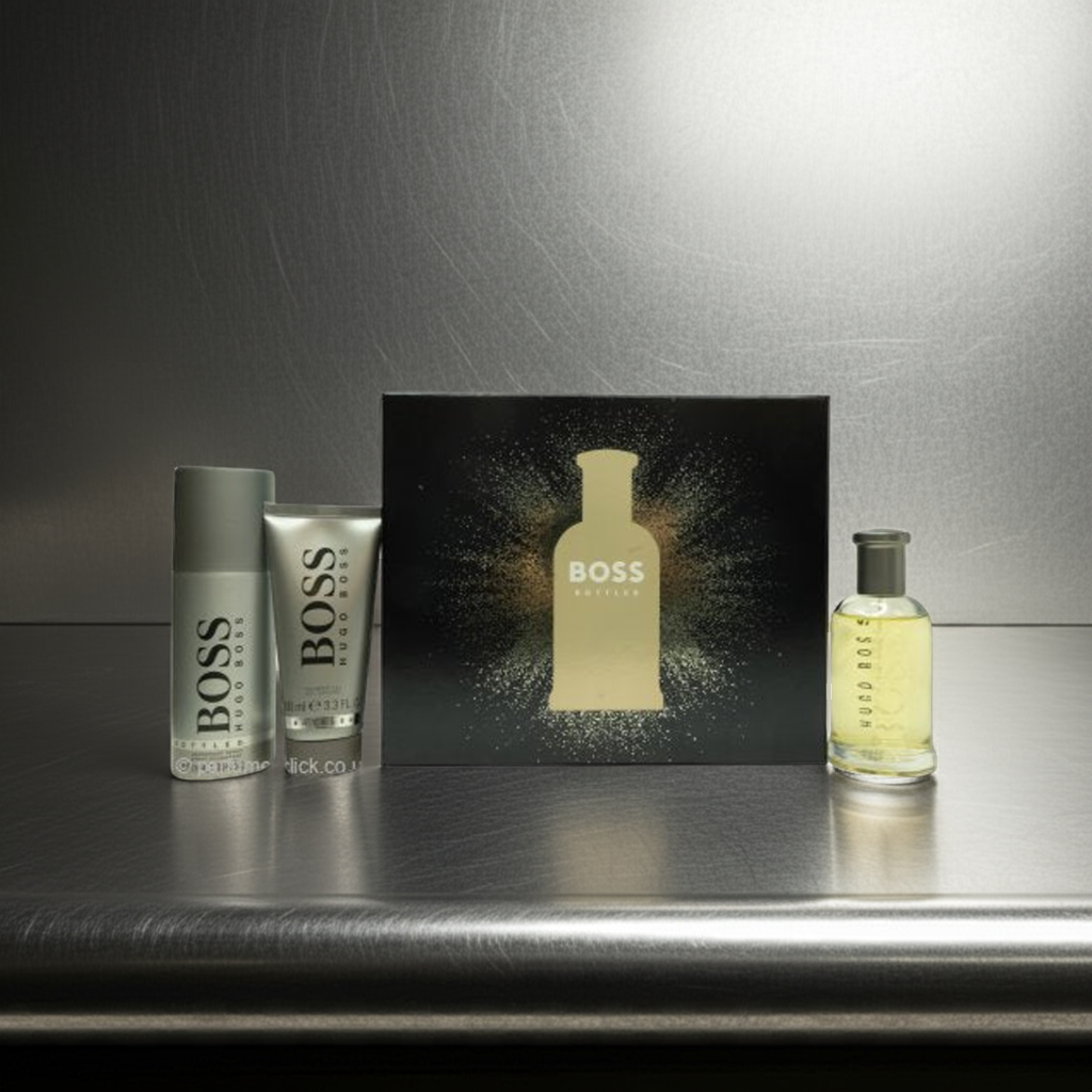 Hugo Boss Boss Bottled Gift Set 100ml EDT + 100ml Shower Gel + 150ml Deodorant Spray