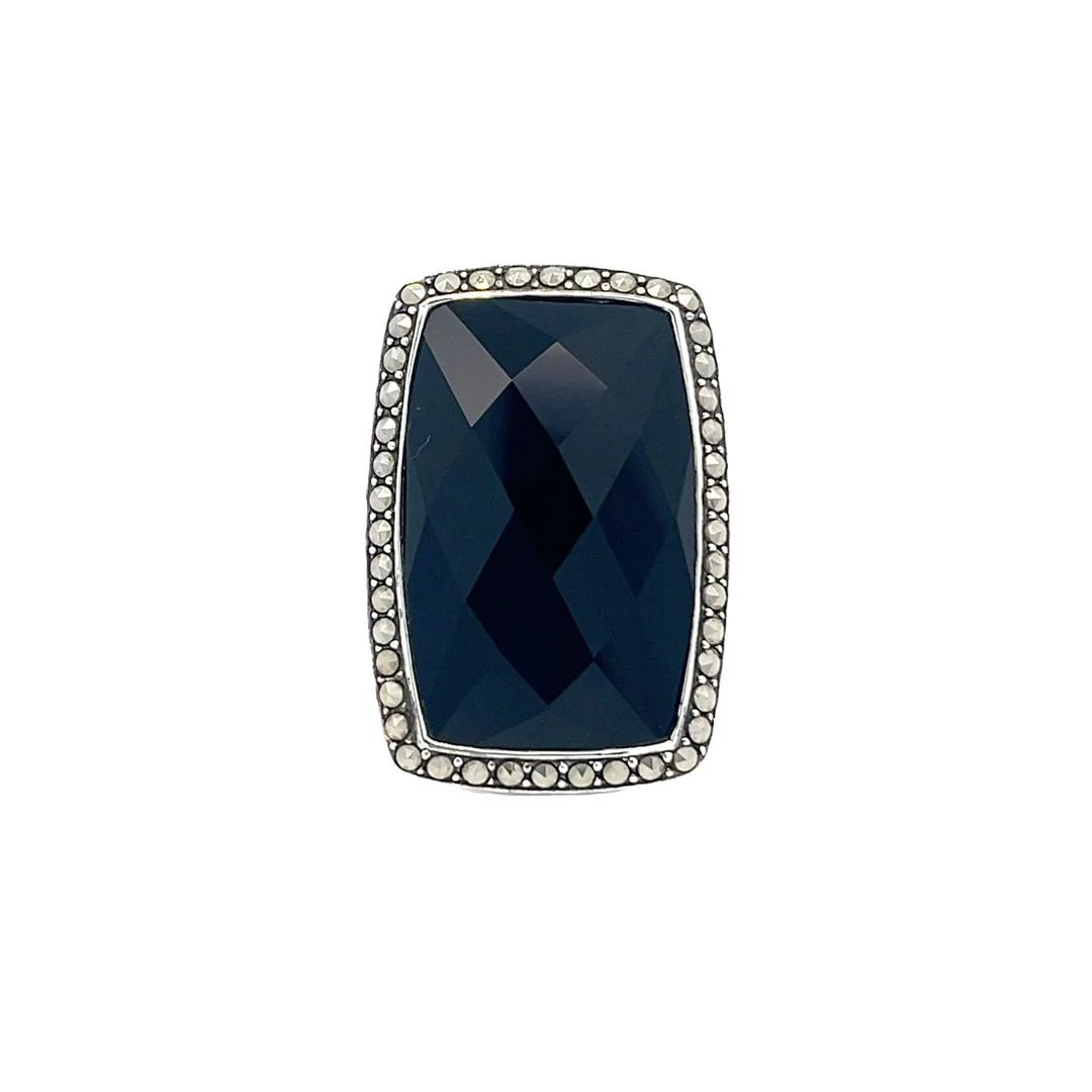 925 Silver Sterling Silver Black Onyx Ring