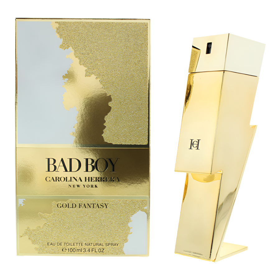 Carolina Herrera Bad Boy Gold Fantasy Eau de Toilette 100ml Spray