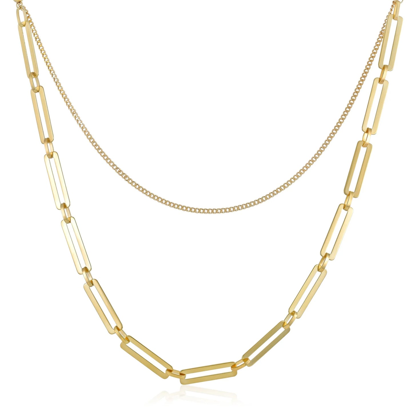 9ct Yellow Gold Curb Chain Design Necklace