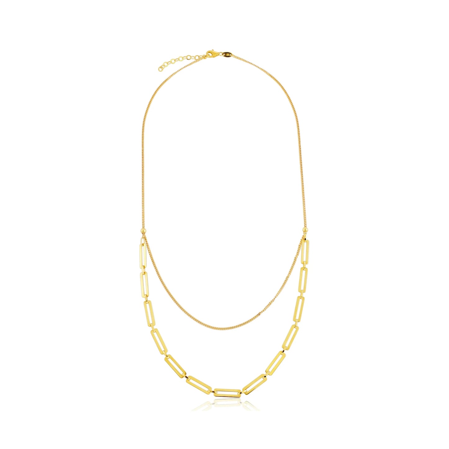9ct Yellow Gold Curb Chain Design Necklace
