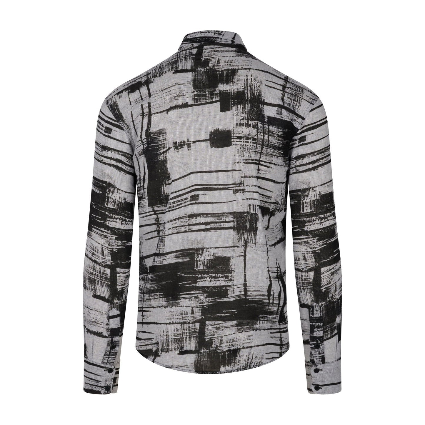 Geometric Harmony Linen Shirt - Mens - My Luxe Brands