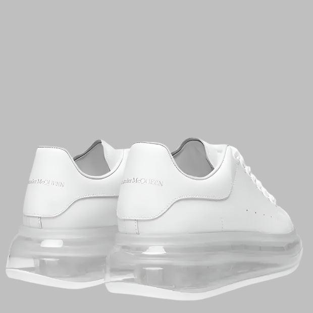 Alexander McQueen Oversized Clear Sneaker - White/White - My Luxe Brands