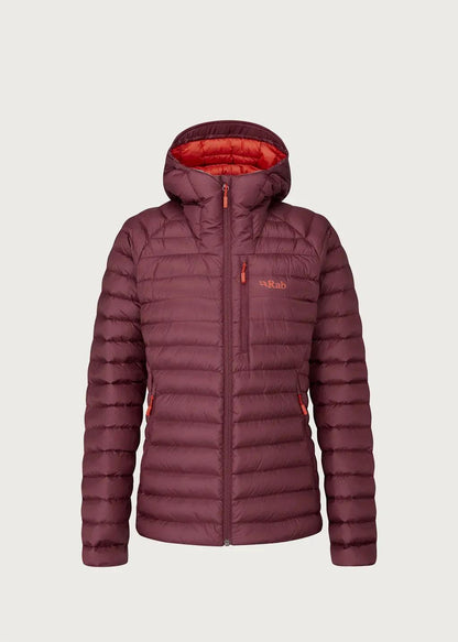 Rab Microlight Alpine Long Jacket Deep Heather - Womens - My Luxe Brands