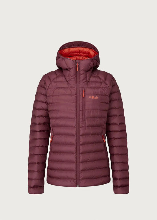 Rab Microlight Alpine Long Jacket Deep Heather - Womens - My Luxe Brands