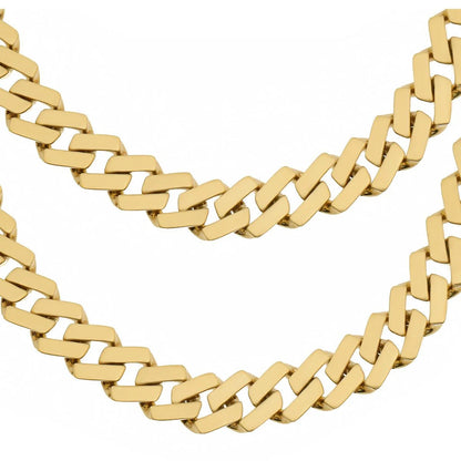 9ct Yellow Gold Thick Curb Chain