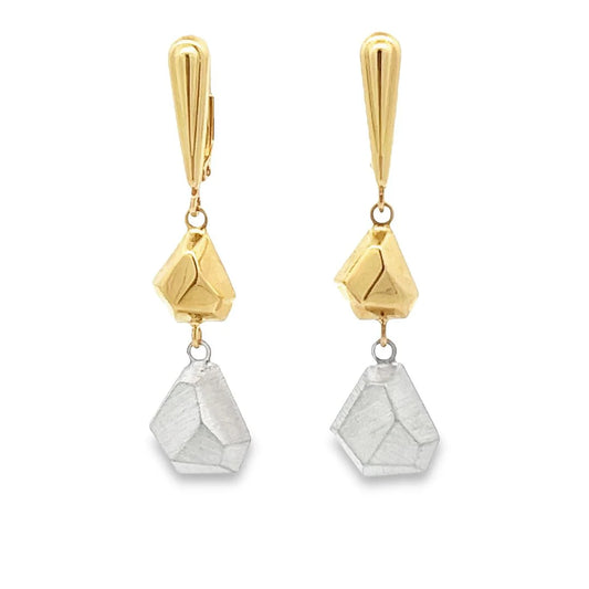 14ct Multi Colour Gold Earrings