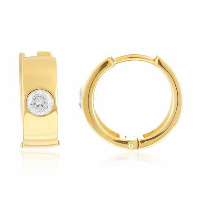 18 K Gold Plate 1 M, Shiny Finish