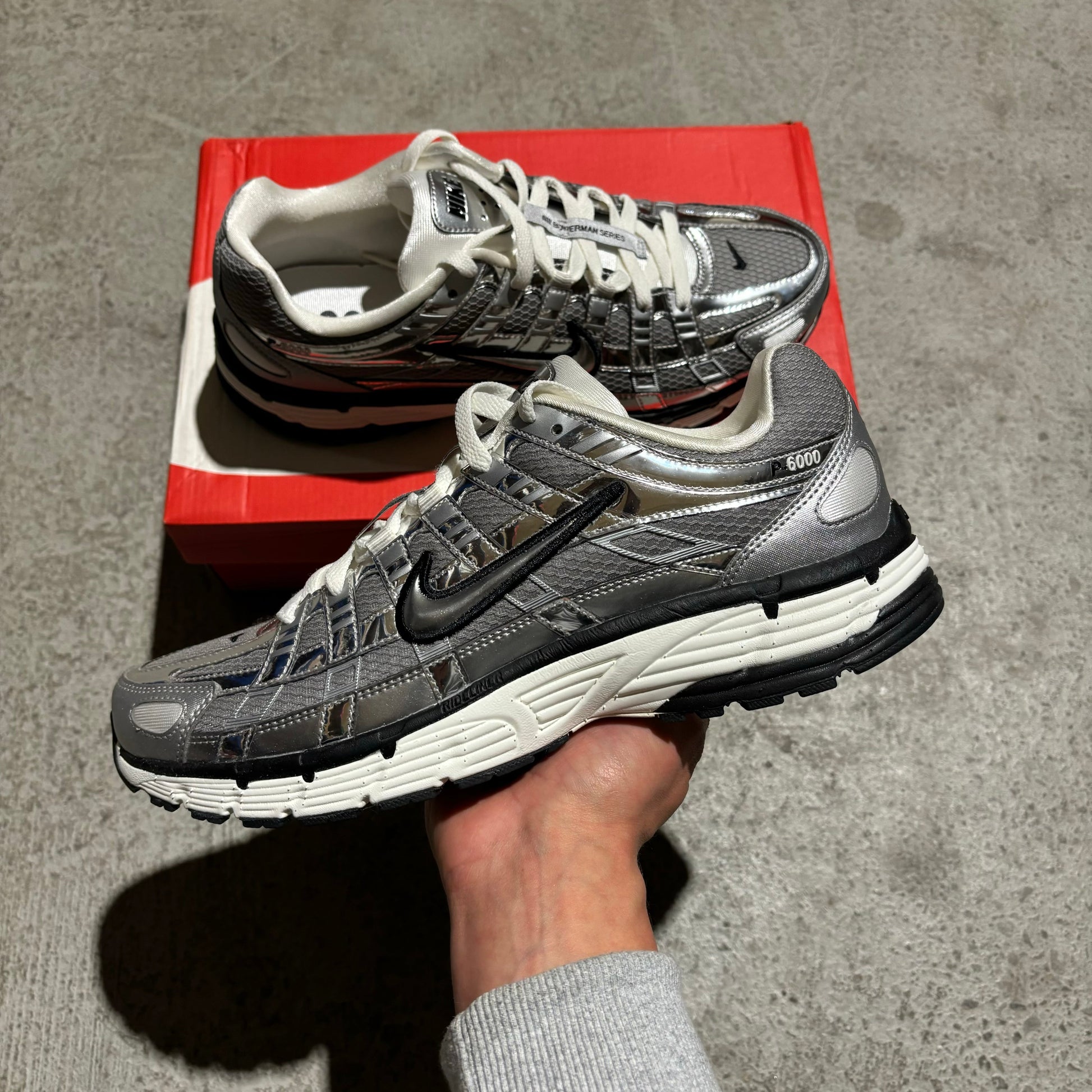 Nike P-6000 Metallic Silver - My Luxe Brands