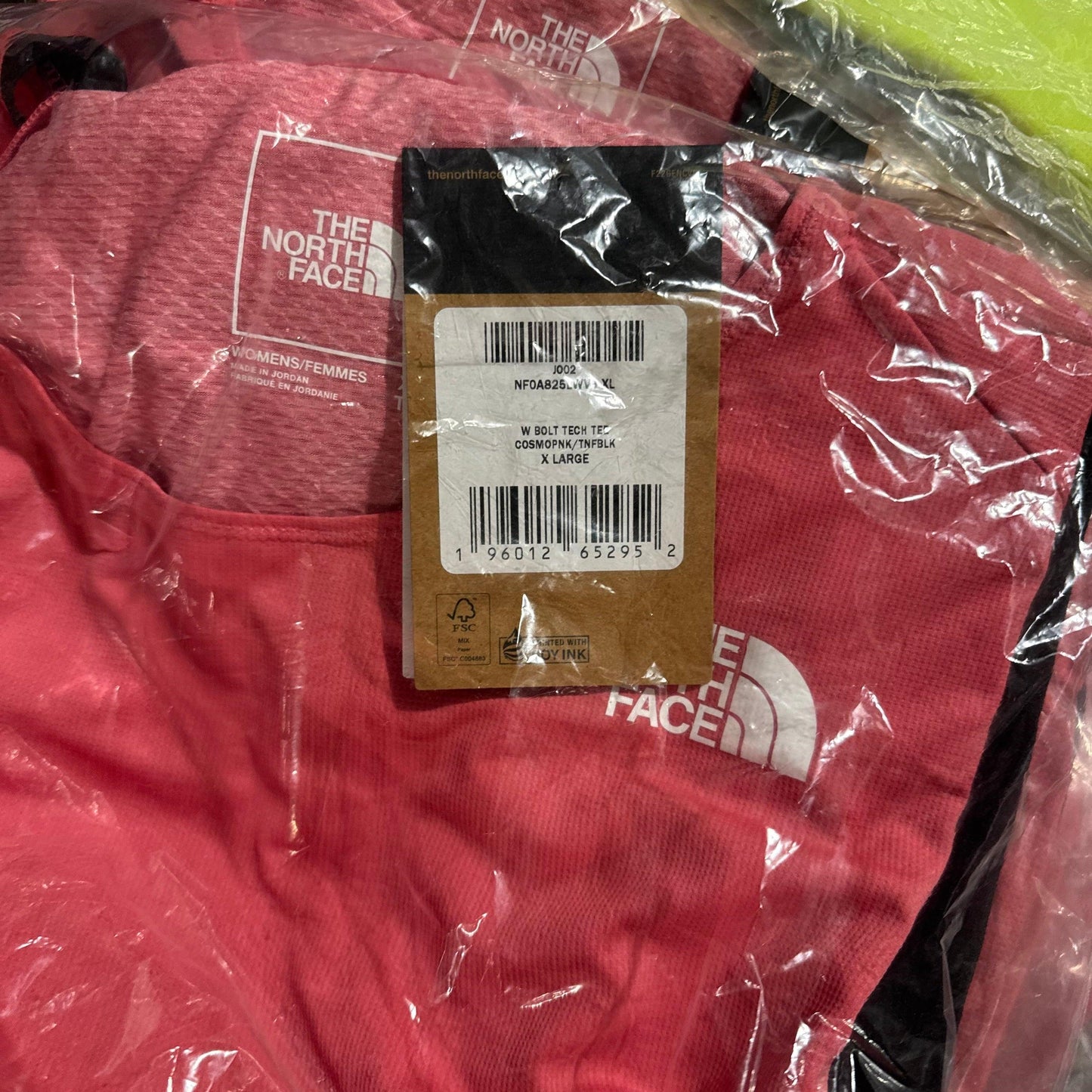 The North Face Womens Bolt Tech T-Shirt - Pink - My Luxe Brands