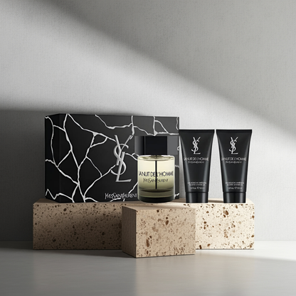 Yves Saint Laurent La Nuit de L'Homme Gift Set 100ml EDT + 2 x 50ml Shower Gel