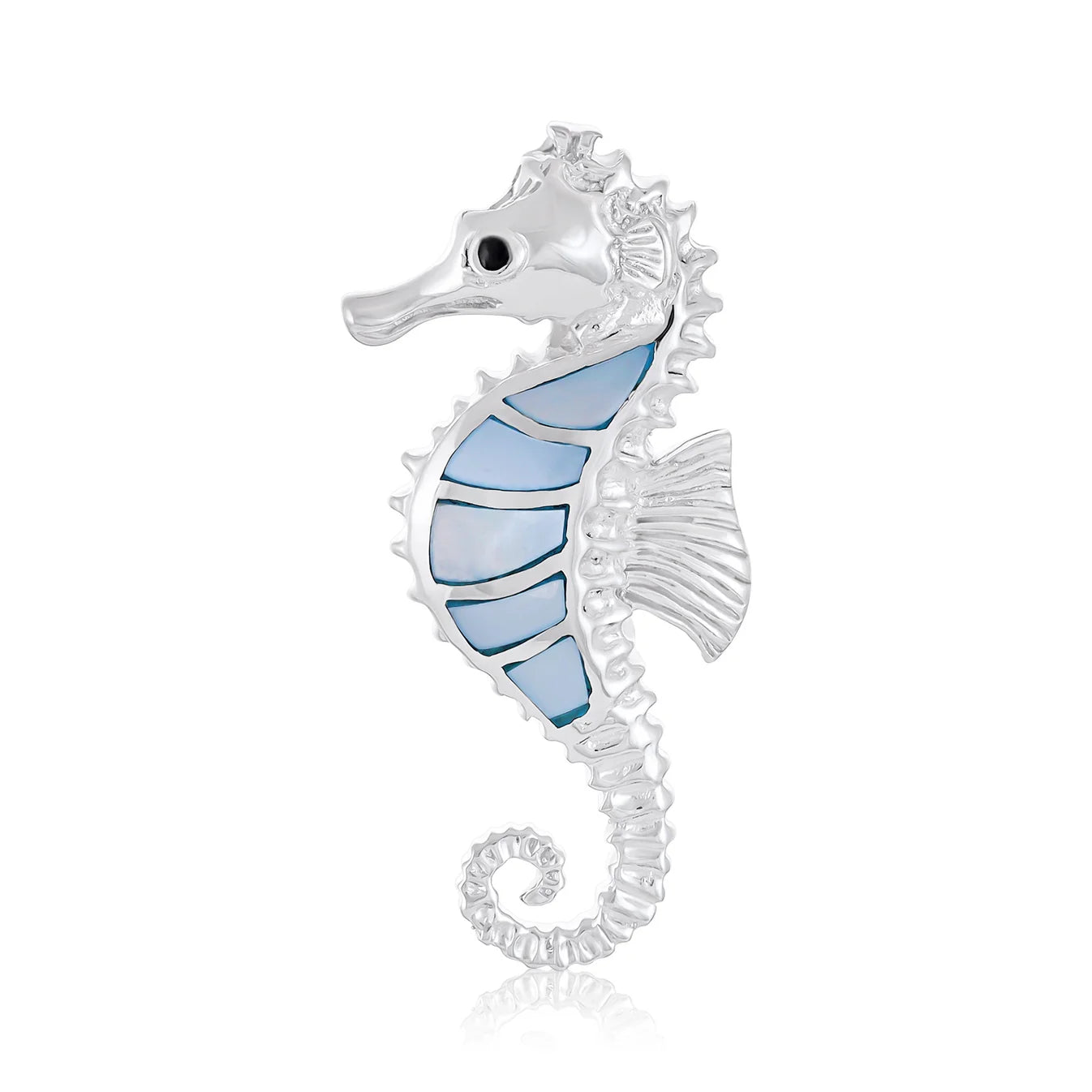 Round 925 Sterling Silver Abalone Shell Peacock Pendant