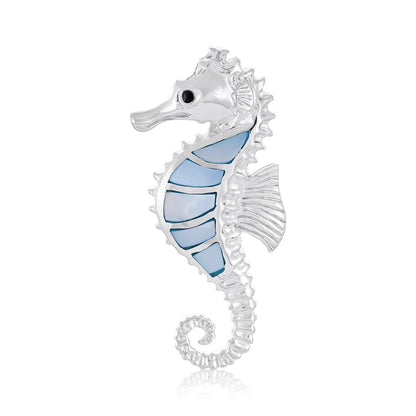 Round 925 Sterling Silver Abalone Shell Peacock Pendant