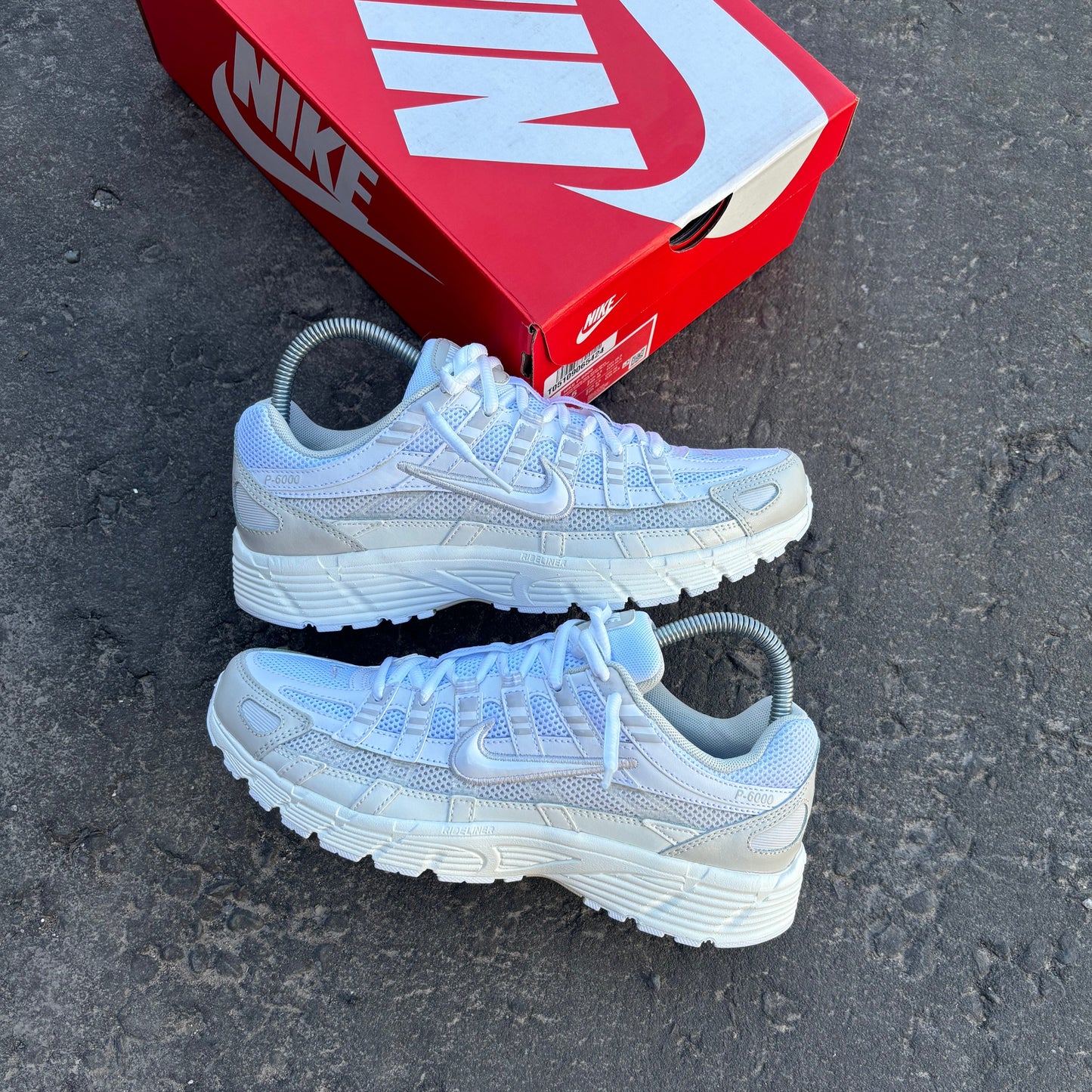 Nike P-6000 White Sail Vast Grey