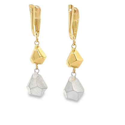 14ct Multi Colour Gold Earrings