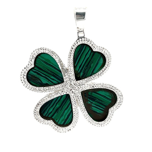 Sterling Silver Four-leaf Clover Pendant
