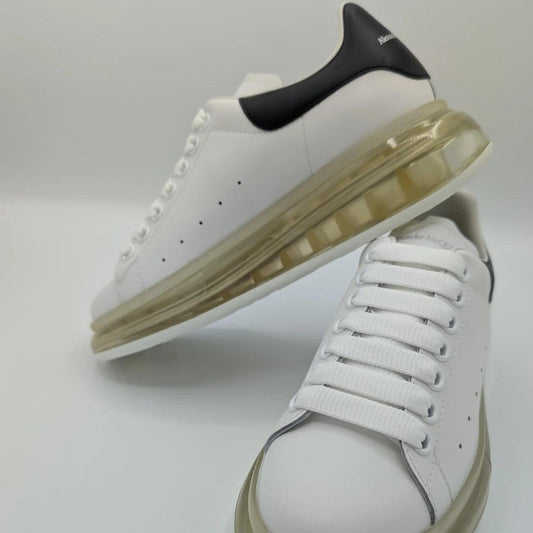 Alexander McQueen Oversized Clear Sneaker - White/Black - My Luxe Brands