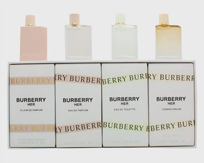 Burberry Miniature Gift Set 2 x 5ml Burberry EDP + 5ml Burberry Her EDT + 5ml Burberry Her London Dream