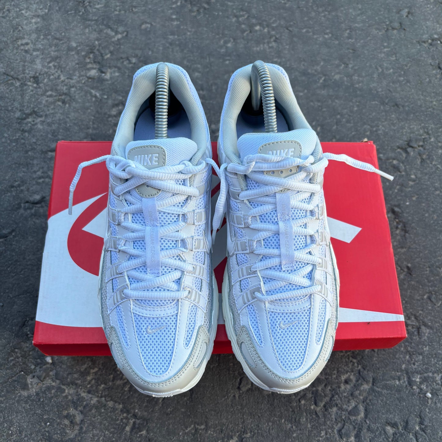 Nike P-6000 White Sail Vast Grey