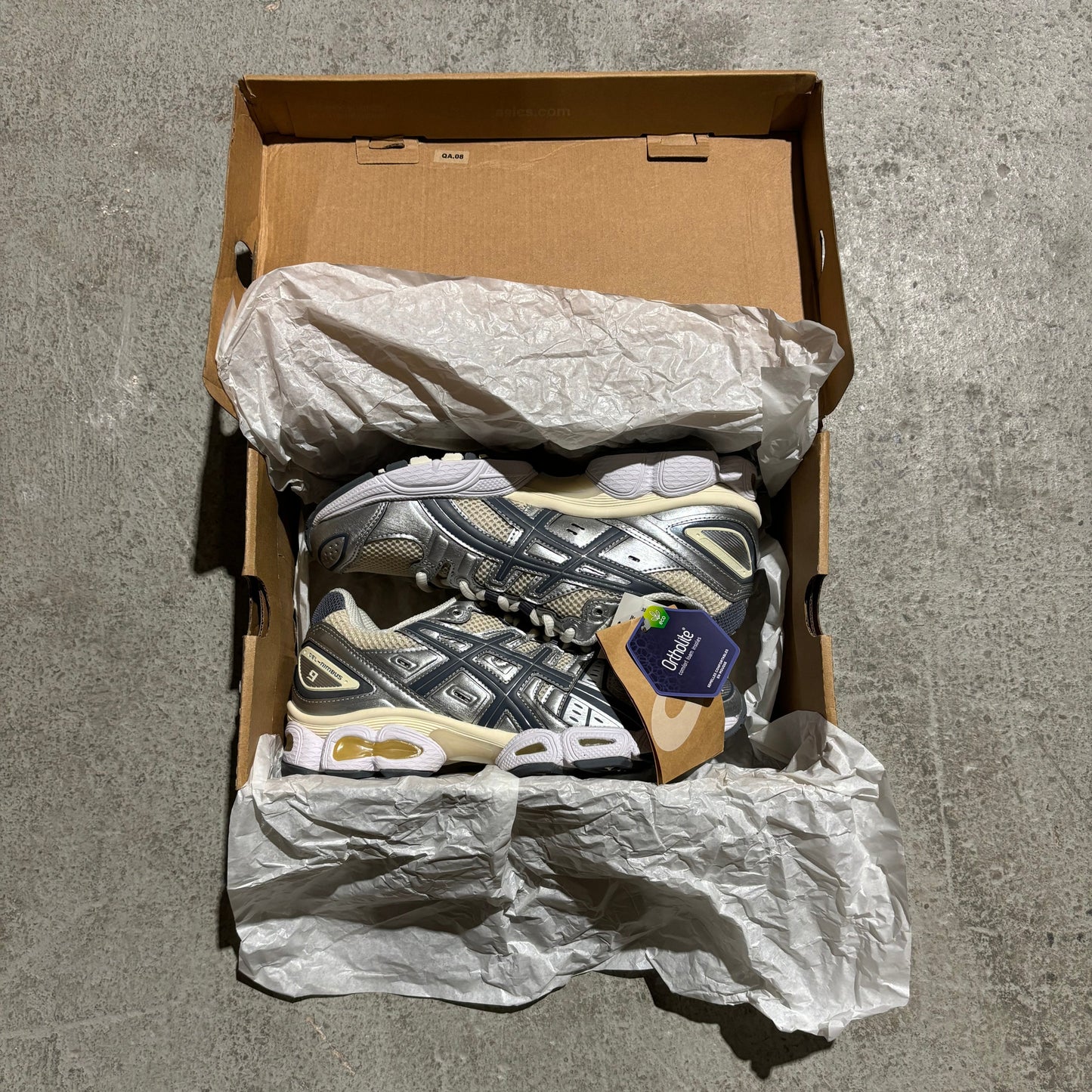 ASICS Gel-Nimbus 9 Pure Silver/Metropolis - My Luxe Brands