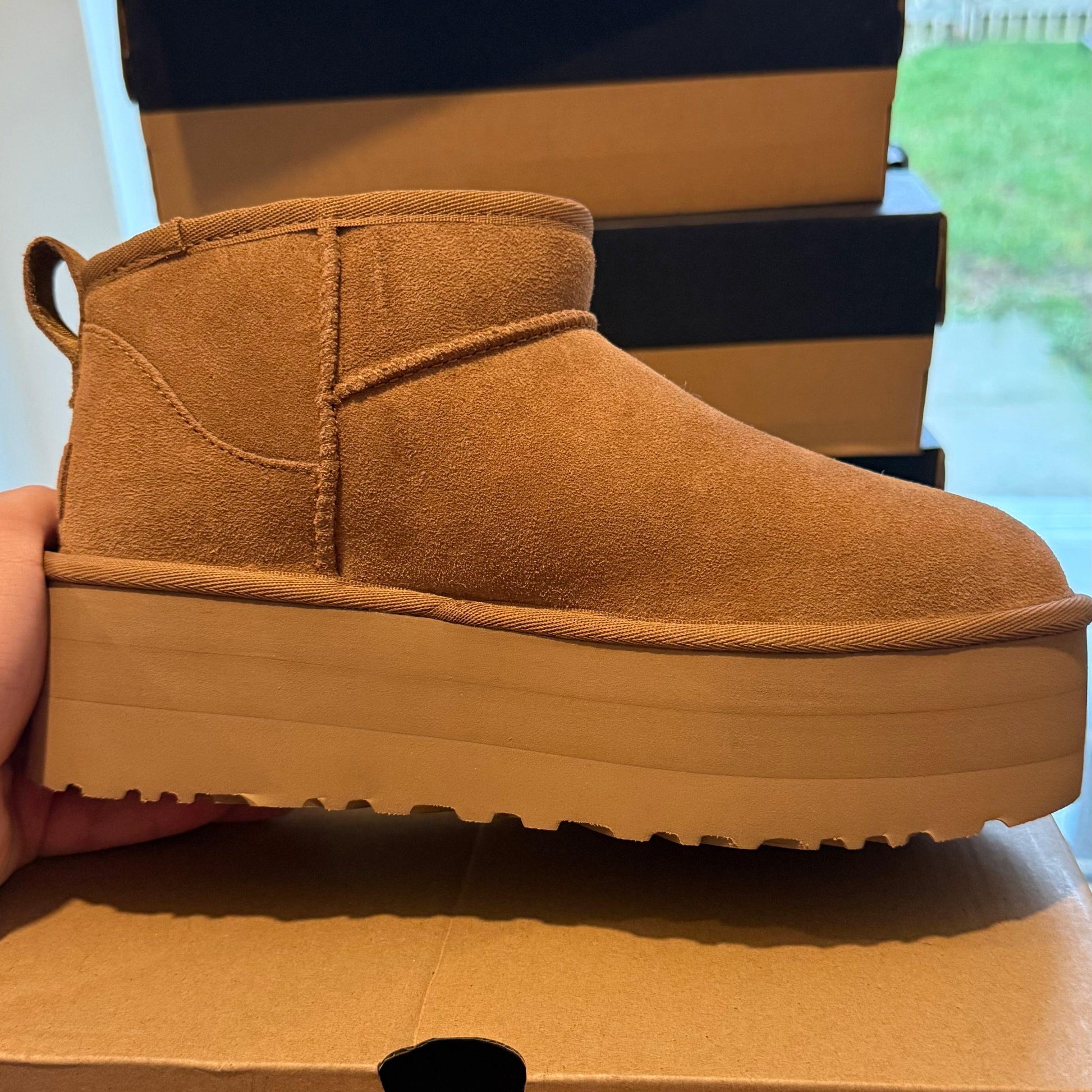 UGG Ultra Mini Platforms Tan - My Luxe Brands