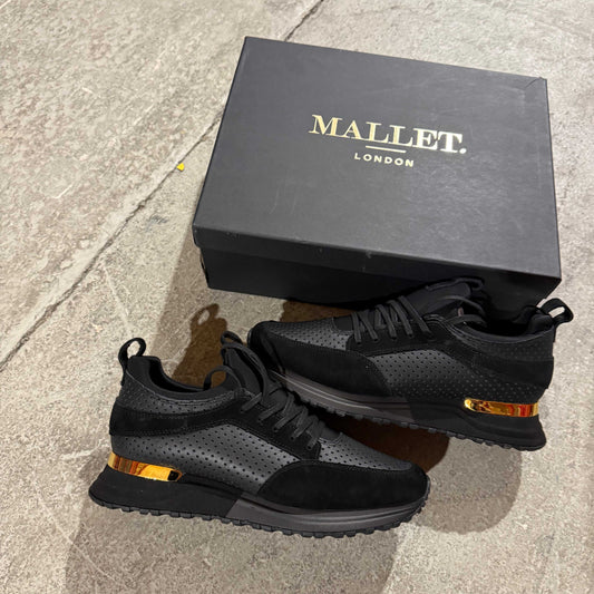 Tommy Mallet Midnight Perf Leather Gold