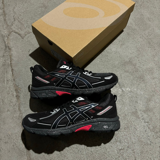 ASICS Gel Venture 6 Black/Red - My Luxe Brands