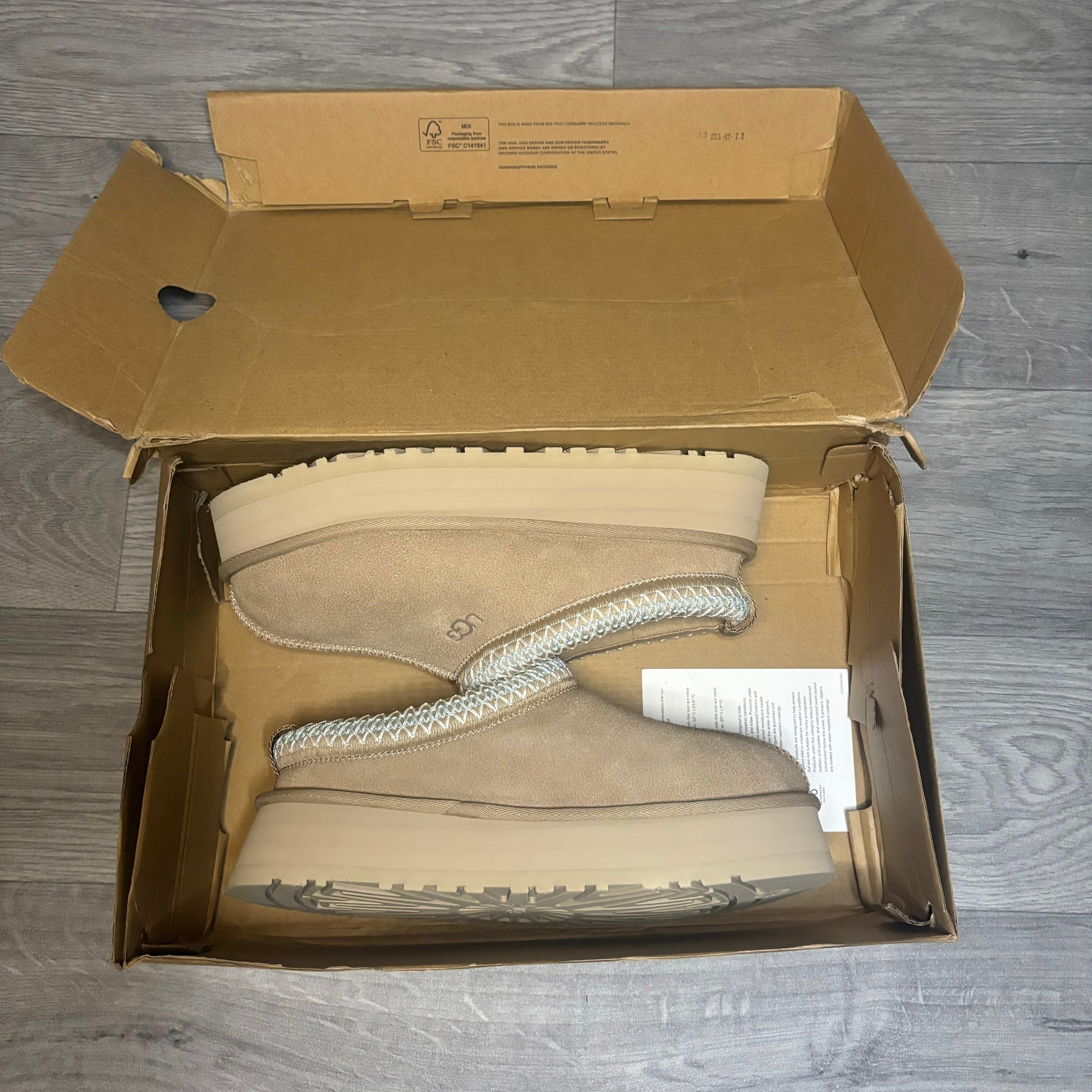 UGG Tazz Sand Slippers - My Luxe Brands