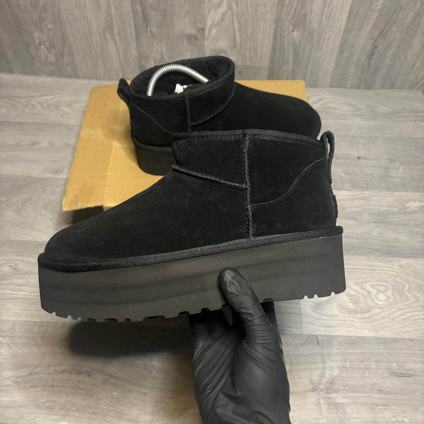 UGG Ultra Mini Platforms Black - Brand New Damaged box - My Luxe Brands