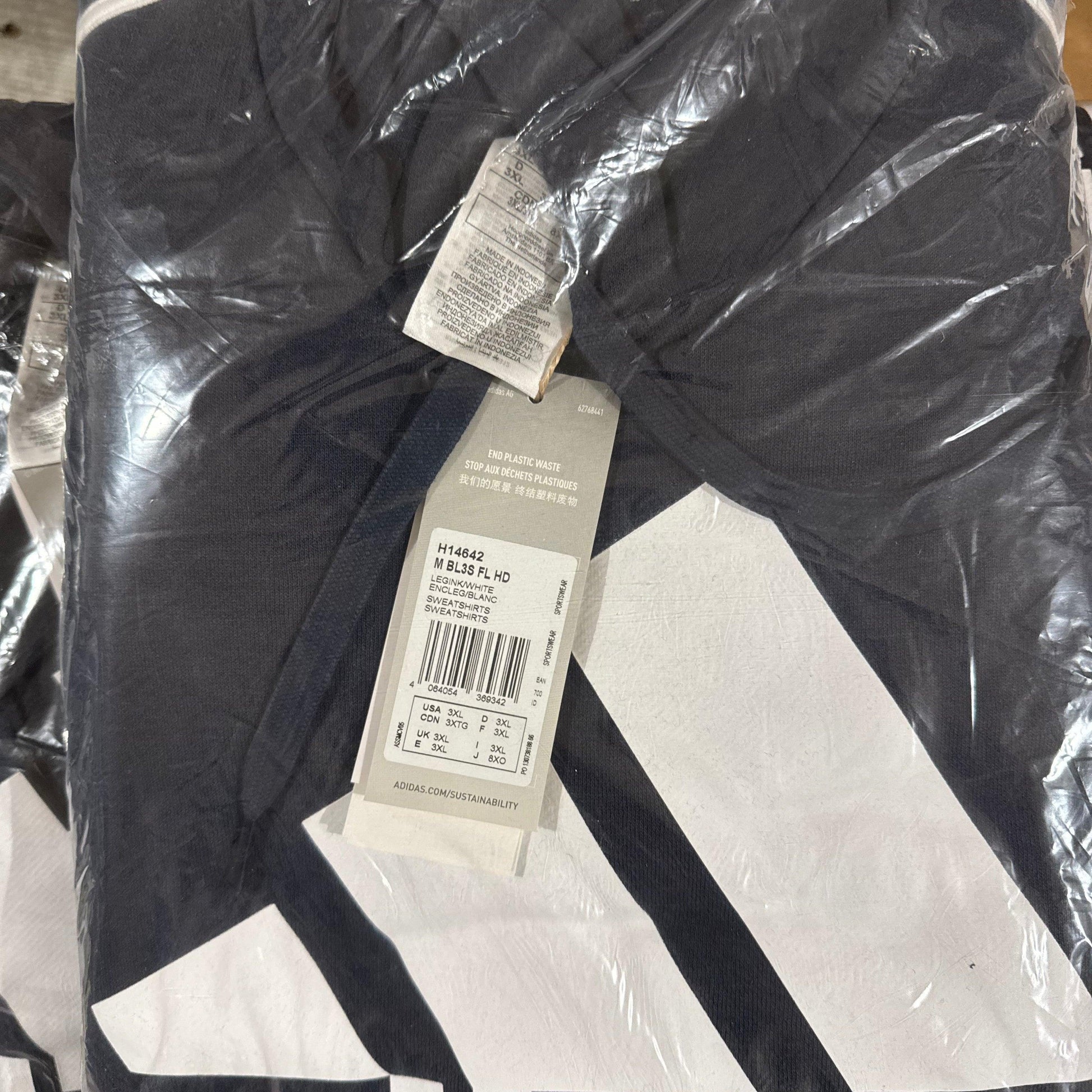 Adidas Hooded Sweatshirt - Blue - My Luxe Brands