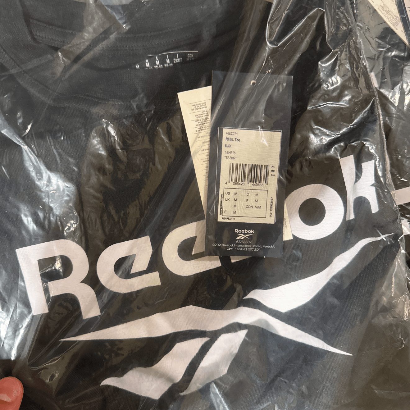 Reebok Identity T-shirt - Black - My Luxe Brands