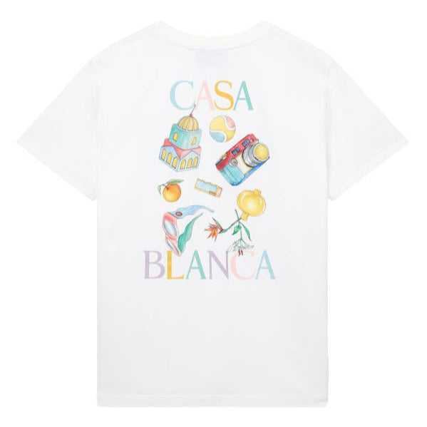 Casa Blanca Objects En Vrac Printed T-shirt White