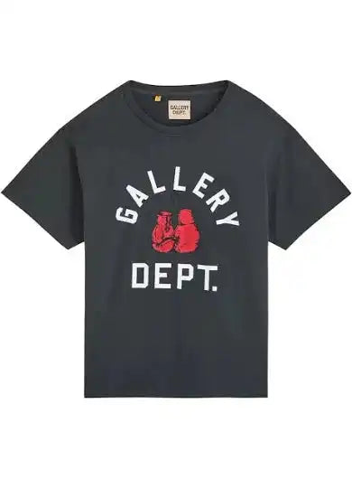 Gallery Dept Boxing Merch Tee Vintage Black