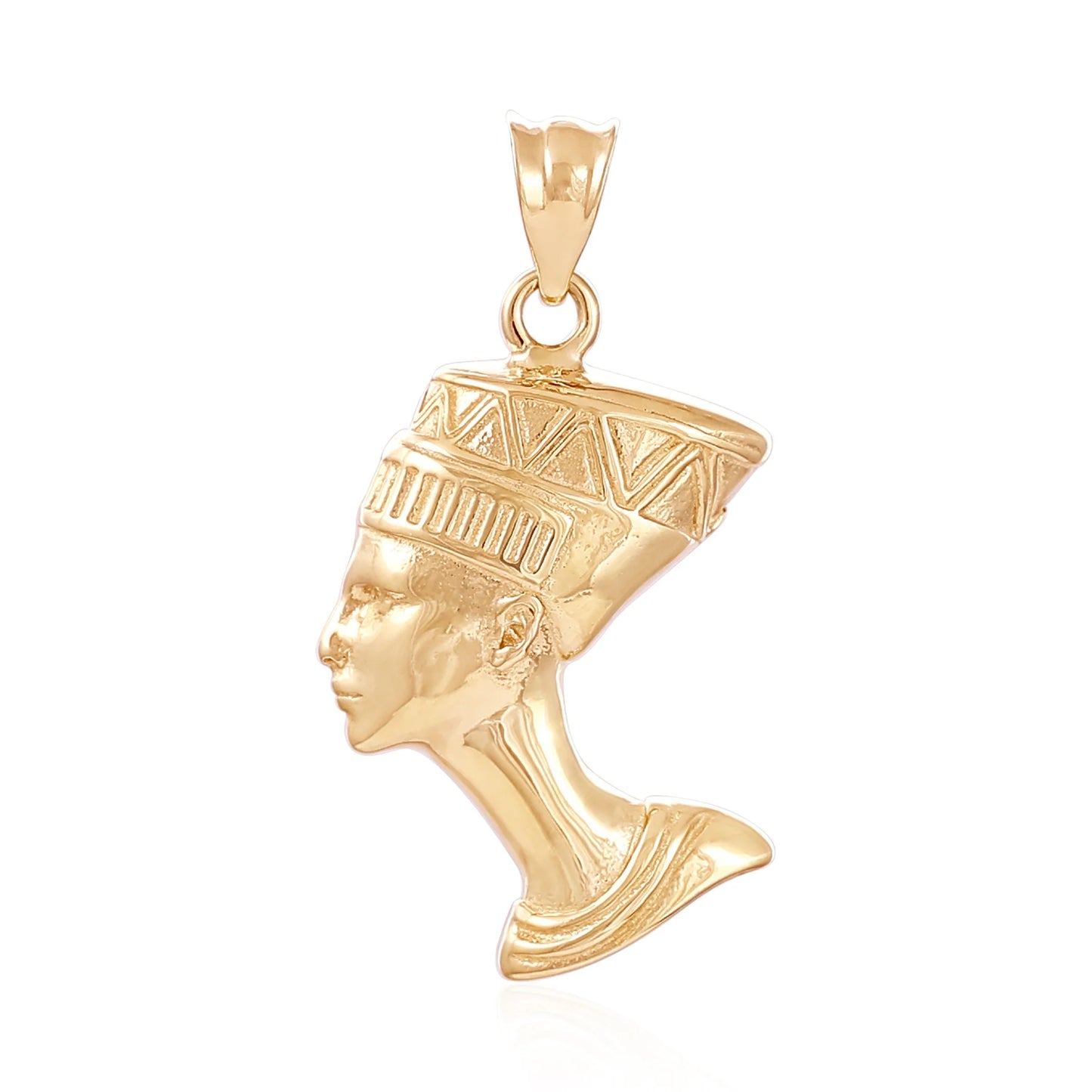 9ct Yellow Gold Nefertiti Pendant