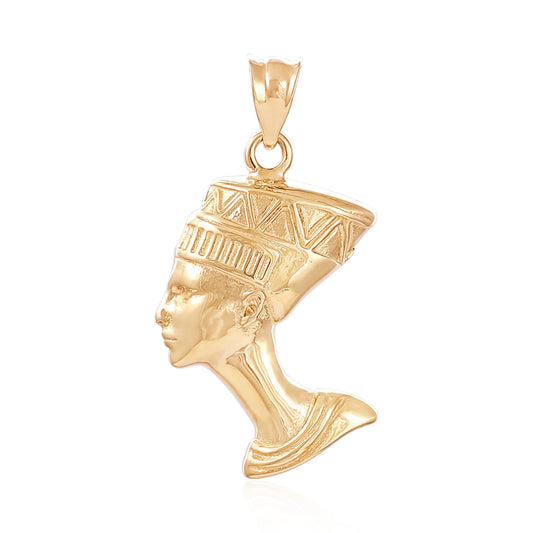 9ct Yellow Gold Nefertiti Pendant