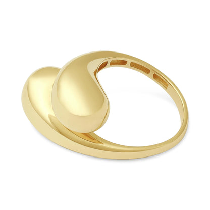 14ct Yellow Gold Abstract Ring