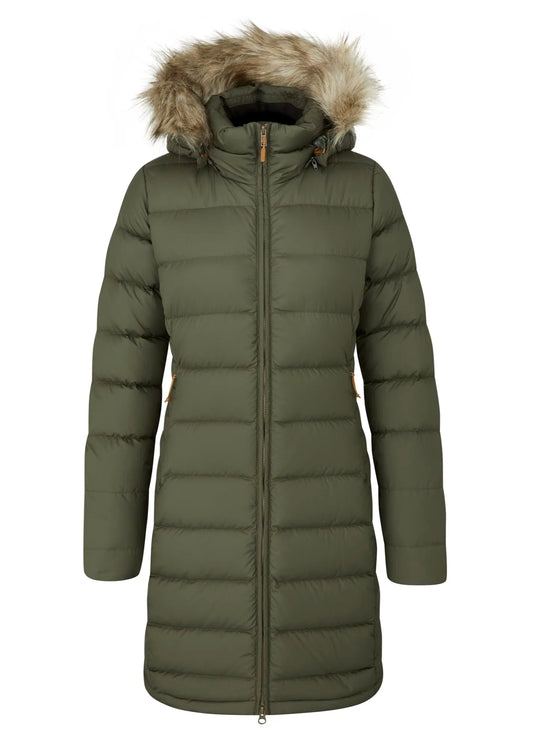 Rab Women's Deep Cover Down Parka Army - My Luxe Brands
